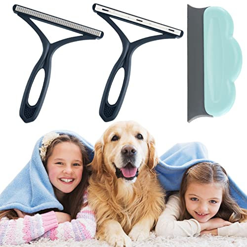 3er-Pack Fusselrasierer Magische Pfoten Fusselbürste Tragbarer Doppelseitiger Fusselentferner Manueller Katzenhaarentferner Anti Haar Und Fusselbürste Für Kleidung Und Teppiche, Katzenbäume