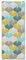 banjado® Wandgarderobe aus Echtglas/Design Garderobe 50 x 125 cm groß/Flurgarderobe mit 7 Haken/Beschreibbares Garderobenpaneel Motiv Feigen