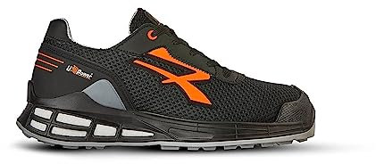 U-Power Red Premium Irvin, Scarpe Antinfortunistiche Basse con Tomaia in Nylon Traspirante, Puntale AirToe Aluminium, Suola Infinergy, Sistema Antiperforazione (41)