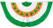 G128 Irland Irische Kleeblatt-Flagge, plissiert, 90 x 180 cm, bedrucktes 150D-Polyester, St. Patrick's Day-Dekoration, für drinnen und draußen, lebendige Farben, Messingösen