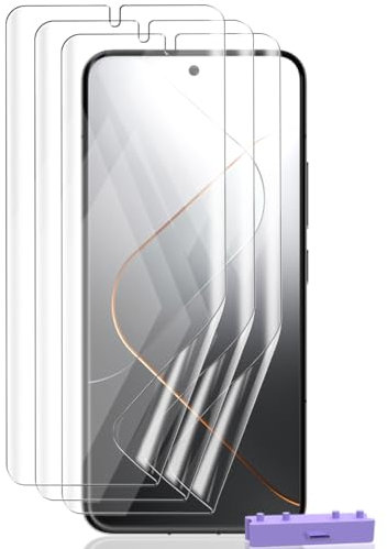 Zerrshoo Compatible avec Xiaomi 14 Ultra Protecteur d'écran, Film TPU Flexible 3 Pièces, Protection d'écra pour Xiaomi 14 Ultra pas en Verre Trempé. HD Transparent pour Xiaomi 14 Ultra Protection