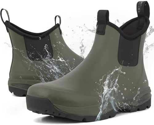 Green Comfort Stivali Uomo Gomma Impermeabili per Esterno| Stivali Pioggia Uomo di vari Colori