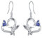 PROESS Kolibri Ohrringe 925 Sterling Silber Schmetterling Dangle Ohrringe Kolibri Schmuck Geschenke für Damen Frauen Mädchen Mama Kolibris Liebhaber