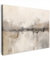 MuchoWow© Leinwand Bilder 80x60 cm Wanddeko Wohnzimmer Aesthetic Room Decor Deko Zimmer Wandbilder Modern Bild auf Leinwand Moderne Kunst - Abstrakt - Beige