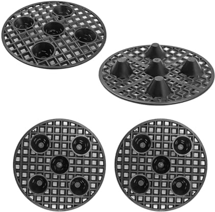 Ieron 4 Pcs Plant Level Pot Elevator - Heavy Duty Stand for Indoor & Outdoor Garden, Round Flower Pot Holder, 8 Inch
