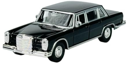 Welly 1963 Mercedes-Benz 600 W100 Schwarz 1/34-1/39 Metal Modell Auto Die Cast Neu im Kasten