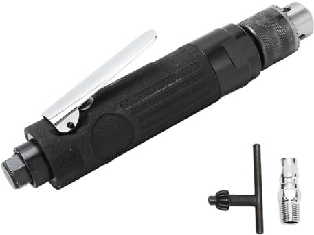 3/8 Zoll Gerade Pneumatische Bohrmaschine, Pneumatisches Bohren, Gravieren, Polieren, 2200 U/min, Gravur-Schleifwerkzeug Für Möbel, Hardware