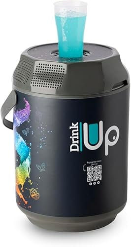 DRINK UP décor MIX - Tireuse Portative pour Toutes Boissons - 10 Verres - Boissons fraîche 20h - Transportable - Évènement, pique-nique