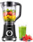 VINATO Blender Mixer, 1.8L Mixing jug, Mixer avec 4 lames en acier inoxydable pour les shakes et les fruits surgelés