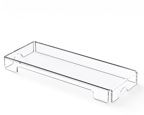 WINFFOR Acryl-Tastaturabdeckung – Staubschutz für mechanische Tastaturen, Computer-Tastaturabdeckung, Tastaturschutz, passend für 43,2 cm (17 Zoll) große Tastatur (kristallklar)