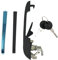Hajus 8371007 Türgriff + Schlüssel Vorne Links kompatibel mit VW Caddy 1 Golf 1 2 Passat Polo 191837205A