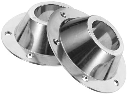 Cabilock 2 Stück Aluminiumtischbasis Stand Leicht mit Unterstützung Tischfuß aus Metall Tischgestell RV Basishalterung für den Wohnmobiltisch RV -Anhängertisch -Basishalterung Silber