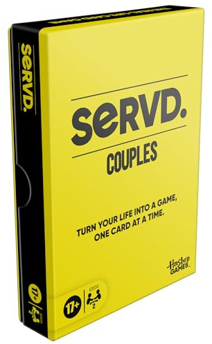 Hasbro Gaming SERVD Friends Edition Party Game – Hilarious Real-Life Card Game for Adults – Inject Fun and Strategy into Time with Friends – 2-10 Players – Ages 17+ - English Version