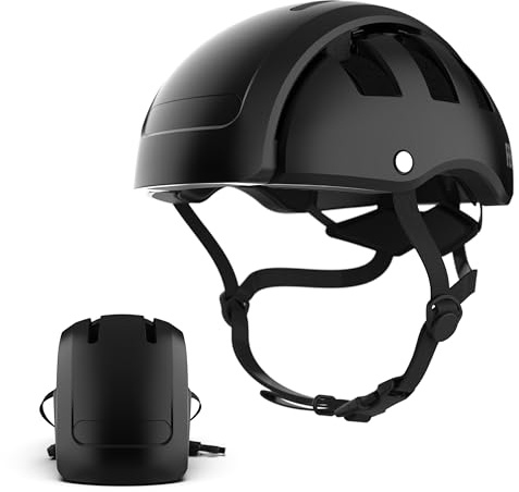 FEND Super Faltbarer Fahrradhelm – Patentiertes Smart-Fold 50% Kompaktdesign, CPSC/EN1078 Zertifiziert, für Erwachsene, Pendler, Fahrräder, Scooter, Skateboards