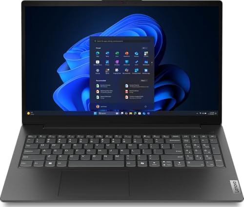 Lenovo 15,6 Zoll Full-HD Notebook - Intel 14th Gen N100 4x3.40 GHz, 8GB DDR5-4800, 512 GB NVME SSD, Intel UHD, HDMI, Webcam, Bluetooth, LAN, USB 3.0, WLAN, Windows 11 Prof. 64 Bit Laptop - #8469