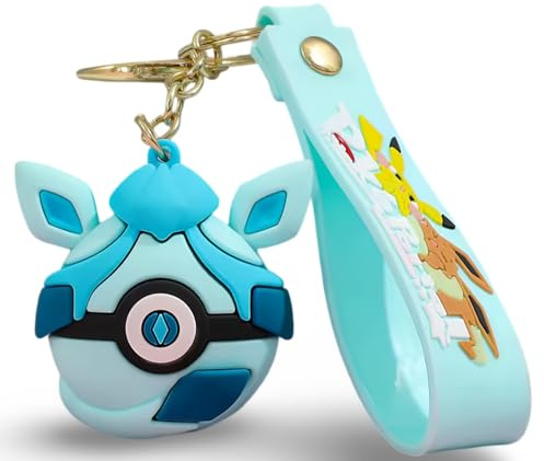 Pokémon | Porte-clés/breloque de sac Pokeball | 15 ans et plus | Glaceon
