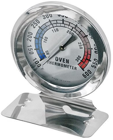 Judge Stainless Steel Oven Thermometer Large Easy-to-Read Analogue Dial Celsius and Fahrenheit