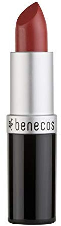 Benecos - natural beauty 90696 rossetto - luccicante - con olio di jojoba biologico e cera d'api biologica - corallo morbido