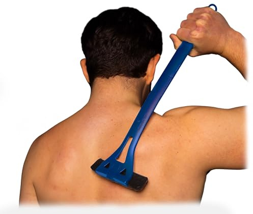 Bakblade 1.0 Back Shavers Men, Hair Removal Body Shaver (DIY) - Extra-Long Handle Trimmer, Wet Dry Shave