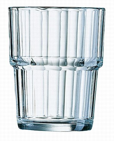 6x Becher-/Saftglas NORVEGE Inhalt 0,25 l Kaffeeservie, Kaffeebecher