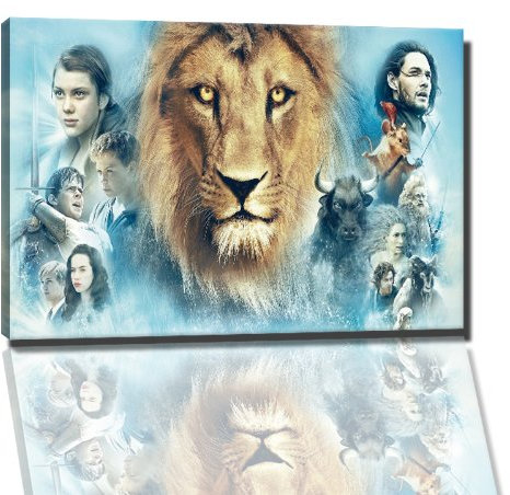 the chronicles of narnia Bild auf Leinwand -- 60x40 cm fertig gerahmte Kunstdruckbilder als Wandbild - Billiger als Ölbild oder Gemälde - KEIN Poster oder Plakat