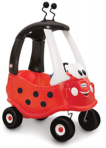 Little Tikes Voiturette Coccinelle Coupé Cozy - Conduisez Avec Un Vrai Klaxon de Travail, Interrupteur D'Allumage à Clic & Carburant Exclusivité sur Amazon