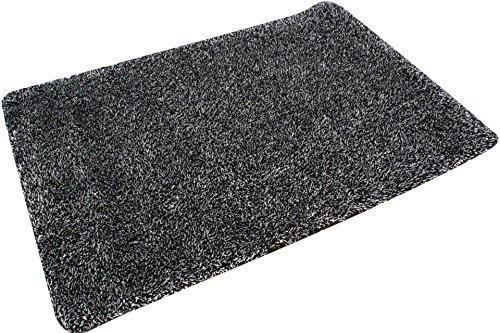 GDWorld Magic Clean Schmutzfangmatte Fußmatte 70 cm Schwarz-Weiss