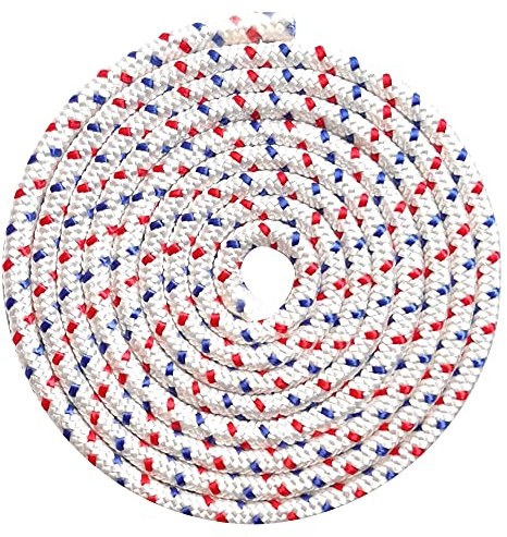 cyclingcolors Corde de lanceur tondeuse universel longueur 2m motoculteur tonçonneuse fil nylon ficelle (Ø3.5mm)