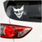 Joker Aufkleber Sticker Dekor Folie Autoaufkleber K077 (Weiß Glanz, 20x19 cm)
