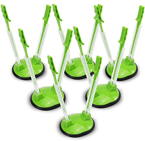 Ruibo Ziplock Bag Holder Stand - Adjustable Hands Free Rack for Gallon Bags, 6 Pack