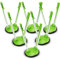 Ruibo Ziplock Bag Holder Stand - Adjustable Hands Free Rack for Gallon Bags, 6 Pack