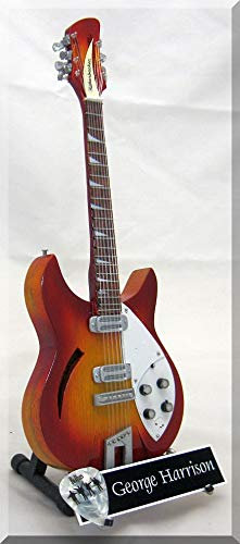 Miniatur Gitarre The Beatles Fireglo mit Plektrum