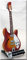 Miniatur Gitarre The Beatles Fireglo mit Plektrum