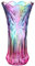 Vase décoratif en verre cristal coloré pour maison, bureau, table de dîner de mariage
