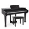 Digital Grand Piano GDP-100 by Gear4music Black with Wooden Bench