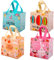 Easter Tote Bags with Handles, Non-Woven Reusable Gift Bag Bunny Easter Egg Hunt Party Treat Bag Waterproof Goodie Bag for Holiday Favors (4 Pack)
