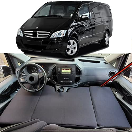BREMER SITZBEZÜGE Camper-Bett Kinderbett Fahrerhausbett kompatibel mit Mercedes Vito Viano Fun W639 2000-2014 Wohnmobil zubehör Wohnmobilbett Camping Camper Zubehör