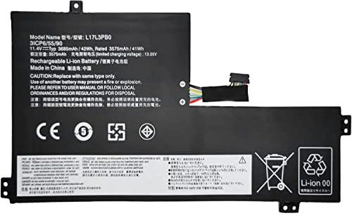 L17M3PB0 L17L3PB0 L17C3PG0 L18D3PG1 Reemplazo de la batería del portátil para Lenovo 100E 500E Chromebook 1st Gen/100E 300E 500E Chromebook 2nd Gen/100E 300E 2nd Gen Series (11.25V 42Wh)