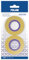MILAN Blister 2 nastri adesivi giallo trasparente 19 mm x 33 m