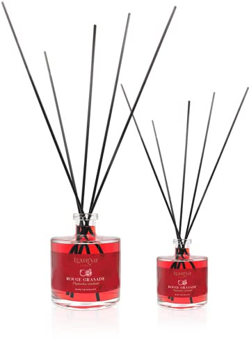 luxurya parfum Diffusore d'ambiente Formato Deluxe (500ml + 200ml) - Profumo Ambiente Rouge Granade | Doppio profumatore per la casa Rouge Granade …