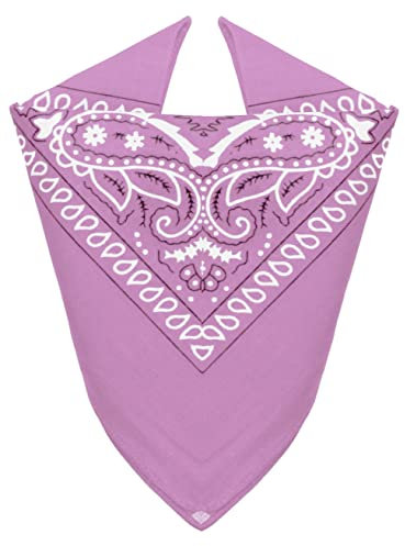 Van Der Rich ® - Bandanas aus 100% Baumwolle Kopftuch für Herren Damen (Rosa, One Size)