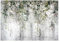 WallArena - Vlies Fototapete Blätter Grüne Pflanzen Natur Beton Vintage Retro 254x184 cm - Fototapeten Tapeten für Wohnzimmer Schlafzimmer Vliestapete Wandtapete Tapete 3D Effekt- inkl. Kleister