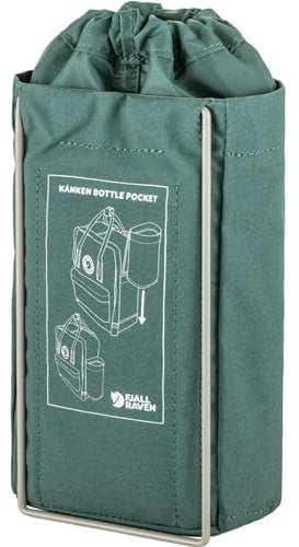 Fjallraven, Kånken Bottle Pocket, Flaschentasche, Frostgrün, 1Lt, Unisex-Adult