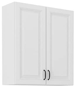 Kuechen-preisbombe Hängeschrank 80 cm Stilo Weiß Küchenzeile Küchenblock Küche Landhaus Höhe 90 cm