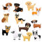 CENPEK Filz-Näh-Bastelset Zum Selbermachen, Nähen, Filztiere, Lustiges Basteln, Pädagogisches Nähset Für Pädagogische Anfänger, Mädchen Und Jungen (Hund)