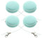 AOKWAWALIY Lot de 4 chiffons nettoyants pour écran - Anti-poussière, anti-traces de doigts - Pour lunettes, lunettes, Macaron - Lingettes de nettoyage pour lunettes - Lingettes pour lunettes