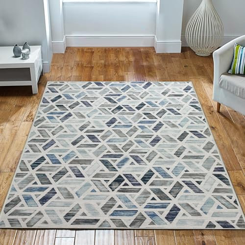 Imperial Rooms Area Rugs Living Room - Printed Rugs for Bedroom 60x110 Cm Non Shedding Modern Kitchen Carpet Super Soft Abstract Design Classic Rug Easy to Clean (ZZZ)