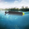 Floating Handle Tripod, Comfortable 8 * 3.8cm Waterproof Stick Tripod, for Diving Action Cameras Go-pro SJ-CAM Xiao-mi Yi Surfing Swimming (Green)