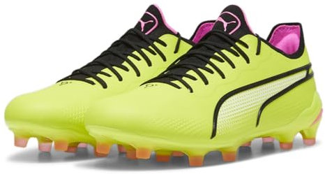 PUMA King Ultimate FG/AG Volume Up gruenschwarzrosa, 41 Unisex