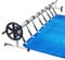 FIVMEN Pool Aufroller Poolabdeckung 3-5,7m Aufrollvorrichtung Mobiles für Plane, Premium Aufrollsystem inkl. Bänder Einstellbar Poolaufroller, Typ A